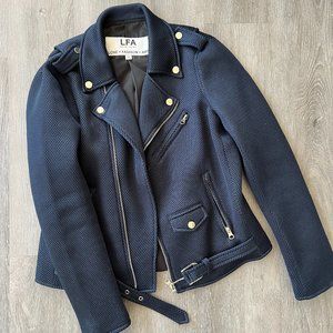 Love, Fashion, Art, Navy Blue, moto jacket, size medium